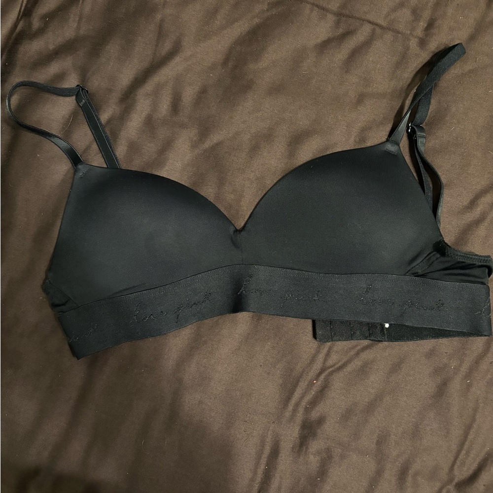 VS pink black bra